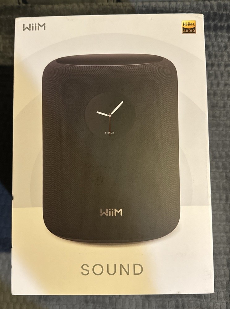 WiiM Sound Smart Speaker with 1.8″ Touch Display, Hi‑Res 24‑bit/192 kHz