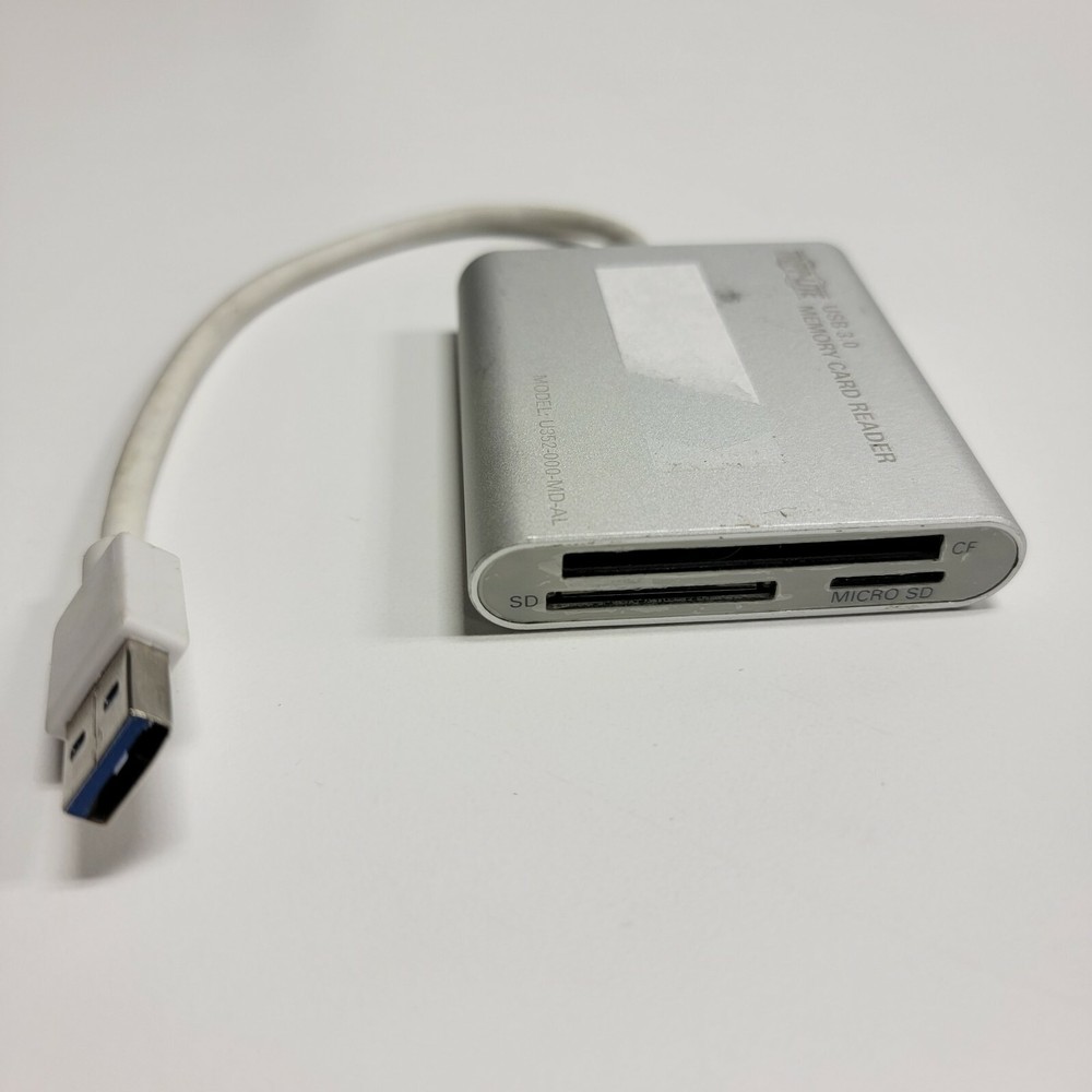 Tripp Lite U352-000-MD-AL Usb 3.0 Memory Card Reader/Writer CF/SD/Micro Portable