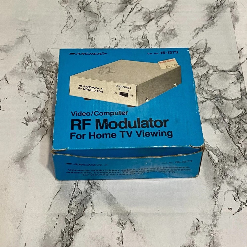 Vtg Archer RF Modulator 15-1273 Video/Computer Converter Open Box RARE!