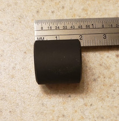 NEW old stock Video Pinch Roller for VCRs ~ 18mm x 17mm x 4mm