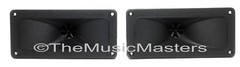 Pair 2″ x 5″ inch Flush Mount Super Horn Tweeter Speakers Car Audio Home Stereo