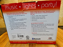 Holiday DJ Party Machine Speaker Bluetooth Musical Light Show New Open Box