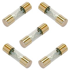 DNF MARINE IN LINE 4 8 10 GAUGE AGU FUSE HOLDER + 5 PCS 70 AMP GOLD AGU FUSES