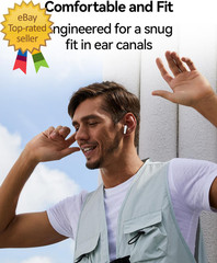 Q10 Wireless Earbuds (White) 32 Ohms 0.01 Kilograms Bluetooth