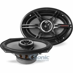 2) Crunch 300W 6.5″ 2-Way Coaxial Speakers + 2) 400W 6×9″ 3-Way Car Speakers