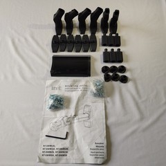 Init NT-SWM28 Home Theater Speaker Mounts Wall or Ceiling Mounting Black Used