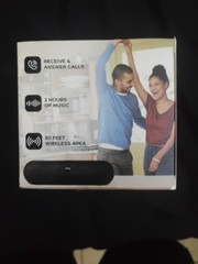 Jambar Wireless Speaker Bluetooth, Black 30ft Wireless Area 2 Hours Small Black