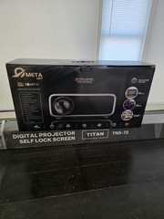 NEW Meta HIFI HD Pro Series Smart Projector + Titan 72” Screen – Wi-Fi / HDMI