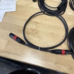 Monster cable , whirlwind unbranded XLR MICROPHONE CABLE, LOT OF 9