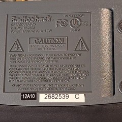 Radio Shack RF Modulator 15-2526 – A/V RCA to Coaxial TV Converter Box / EUC