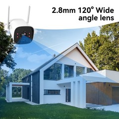 TMEZON 8MP 10CH WIFI NVR 12” Monitor Wireless Security Camera System Audio 500G