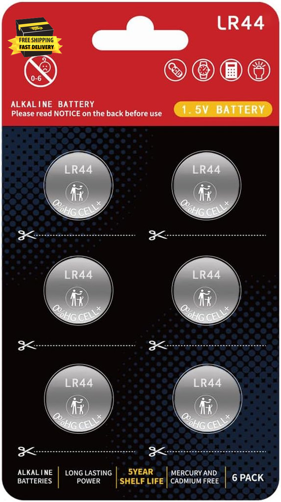 L1154F Batteries AG13 Battery LR44 357 A76 L1154 SR44 G13 L1154C Lr44H 1.5V Prem