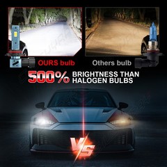 For GMC Sierra 1500 2500 1999-2006 2x LED Headlight LoW Combo Bulbs 20000LM