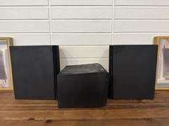 Set of 3 M&K Miller & Kreisel S-85 Satellite Speakers + S-85C Center Speaker