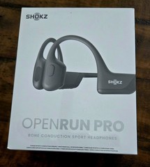 Shokz OpenRun Pro Wireless Bone Conduction Sport Headphones Black Brand New