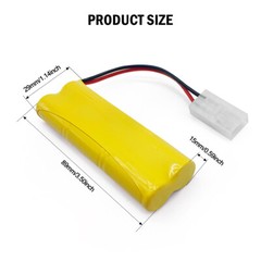 Ni-Cd Ni-MH 7.2V Battery 0.5-0.7Ah for Accu Alarm Control Panel GETRONIC GT2200