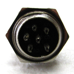 Vanco CBC6PX CB Radio Microphone 6 Pin Male Panel Jack Replacement Connector Kit
