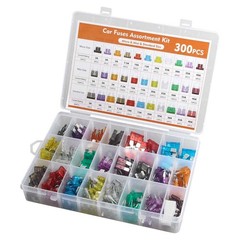 300Pcs Car Blade Fuse Assortment Assorted Kit Blade Set Auto Truck Automotive
