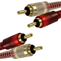 Black 5 Ft RCA Cables 2 Stereo Audio Cable