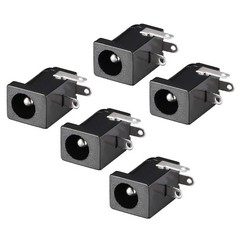 uxcell DC-005 5.5mmx2.5mm DC Power Jack Plug 3 Pin Female 5.5*2.5mm
