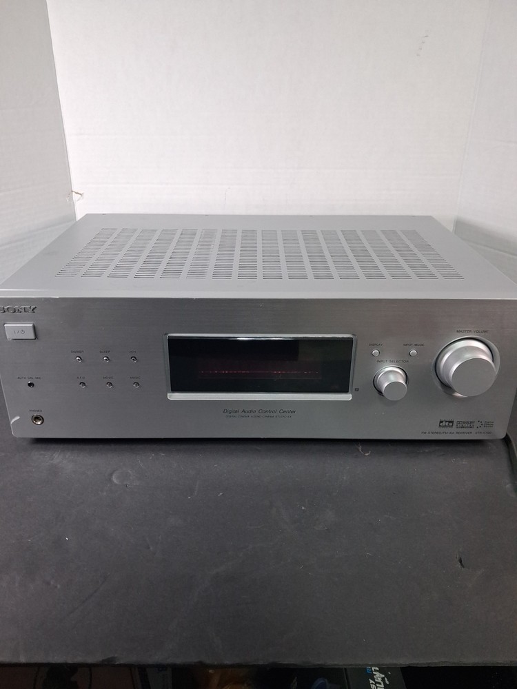 Sony STR K700 AV Receiver Silver Dolby Digital DTS FM AM Tested Tamper Proof Sea