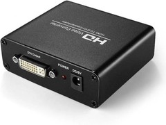 Versatile TNP HDMI to DVI Converter with Multiple Audio Options – Black