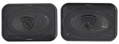 Pair Rockville RV46.3A 4×6″ 3-Way Car Speakers 500 Watts/70 Watts RMS CEA Rated