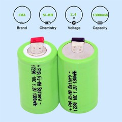2.4V 0.5-2Ah Ni-MH Ni-Cd Battery for Waterpik Water Flosser WP-450 GP130AAHE2B1H