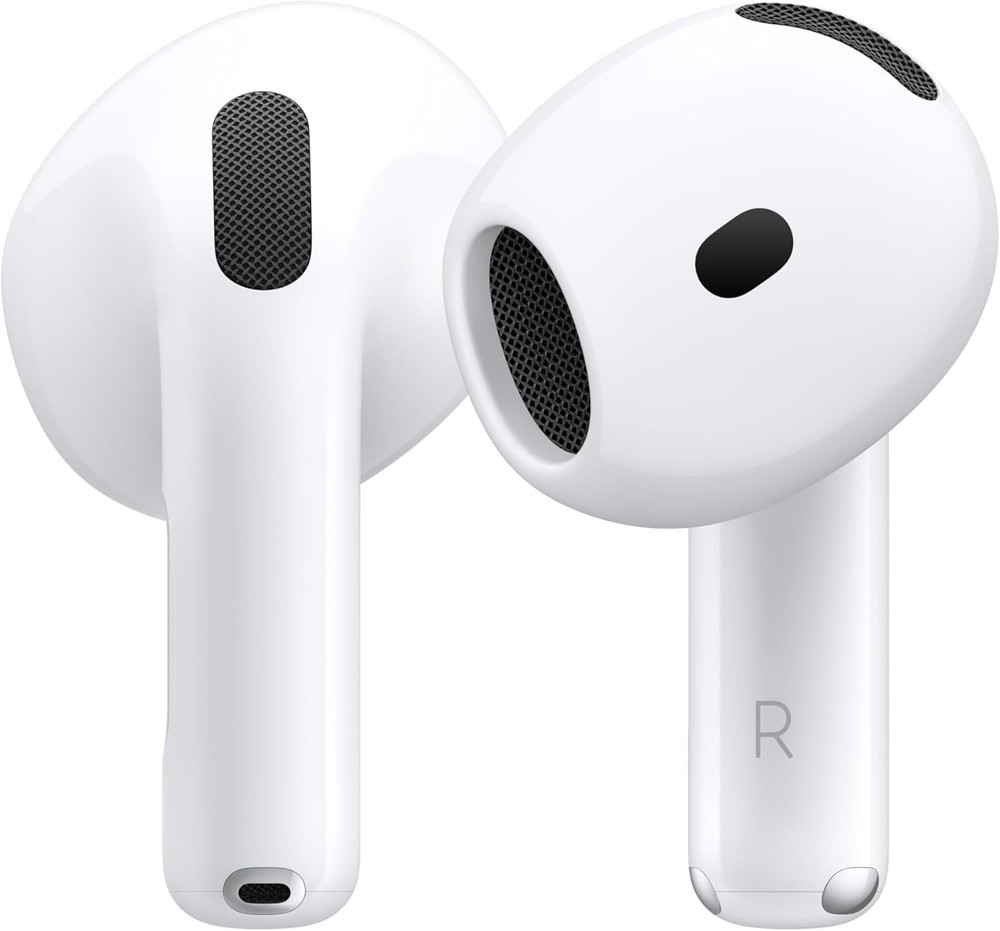 Apple AirPods 4 Wireless Earbuds, H2 Chip, Up to 30 Hours of Battery Life, NEW.