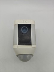 Ring Spotlight Cam Battery White Wireless Outdoor Camera 5AT3S8 – MAIN UNIT ONLY