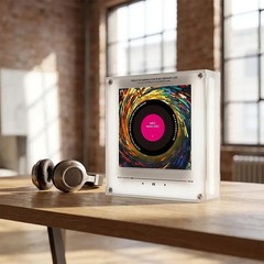 Custom NFC Music Player Fridge Magnet Rotatable Disc