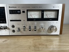 Sankyo STD-2000 Stereo Cassette Deck Tested, Limited Working Order