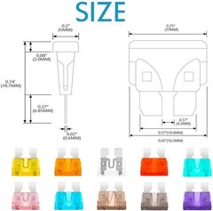 12 Way Blade Fuse Box Block Holder LED Indicator 12V Auto Marine Boat Waterproof