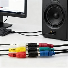 10 Pack AV RCA Audio Video Female to Female Jack Coupler Adapter Connector NEW
