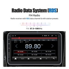 10.1 inch Touch Screen Rotatable Car Stereo Radio 1 DIN Android 13 GPS Navi Wifi