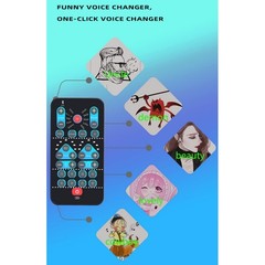 1PCS Handheld Voice Changer Multifunctional Sound Disguiser With 8 Voice Effects