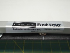 Da-Lite Fast-Fold Mini Projection Screen with Carrying Case 28″x19″ Screen Size