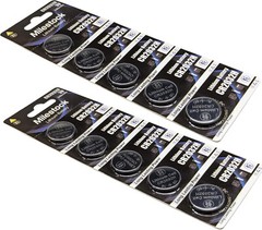 10-Pcs Battery for Acura RDX 2016 2015 2016 2017 2018 2019 2020 Key FOB