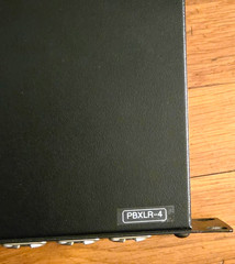 Tec-Nec PBXLR-4 12 Male XLR to 12 Female XLR Patch Bay from working studio