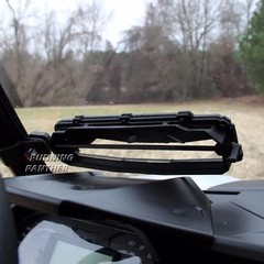 2PCS UTV Windshield Vent Self Install Kit for Hard Coated Polycarbonate
