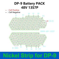 E-Bike Battery Case Polly DP-9 36V 48V 52V for 91Cells 18650 10S9P 13S7P 14S6P