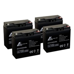 4 Pack – 12V 20Ah Baoshi 6-DZM-20 6DZM20 Scooter Bike Sealed Battery