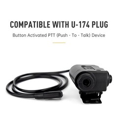 EARMOR Military standard PTT For Kenwood, Baofeng, Woxoun Tactical Headset