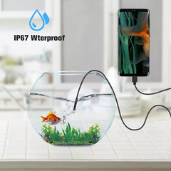 6LED USB Snake Endoscope Borescope HD Inspection Camera For Android Type C Lot