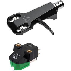 Audio-Technica AT-VM95E/H Dual Moving Magnet Cartridge with Premounted Headshell