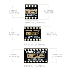 27 Pcs Logic Level Converter Kit – Multi-Channel Bi-Directional 3.3V to 5V Sh…