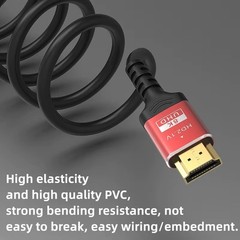 Mini HDMI to HDMI Cable Adapter Converter 8K UHD High Speed HD HDMI A to Mini C