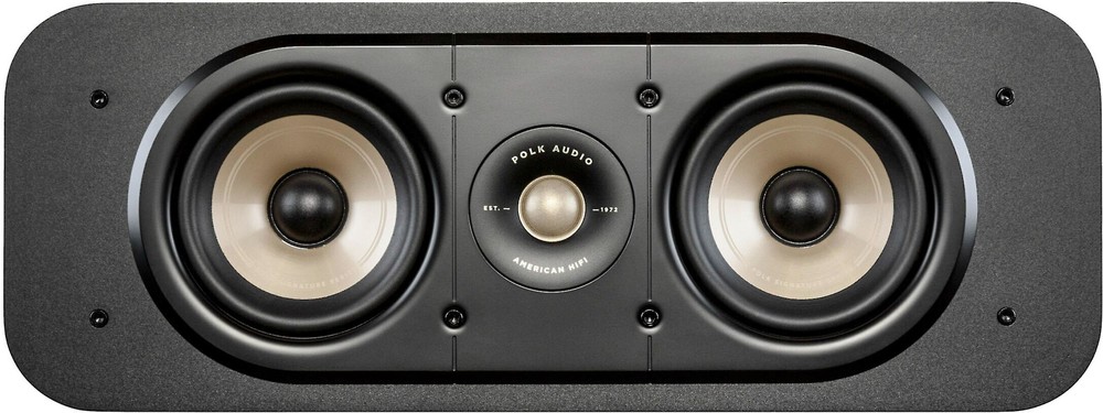 Polk Sig Elite ES30 black center channel speaker