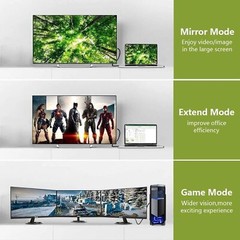 8K DisplayPort 1.4 Braided Cable 15FT-30FT Ultra HD 8K@60Hz 4K@144Hz Support