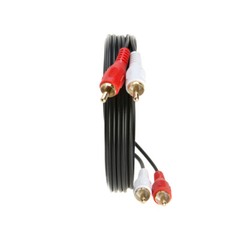 2 RCA Male to 2 RCA Male Stereo Audio Cable TV PC Speakers DVD Multipack – LOT